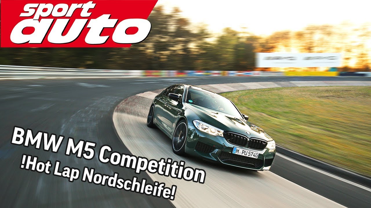 Saltan Chispas en la Vuelta del BMW M5 Competition en Nürburgring